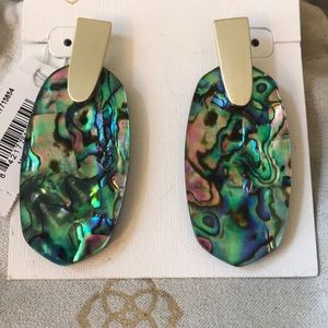 Aragon abalone shell earrings in Gold 30 FINAL